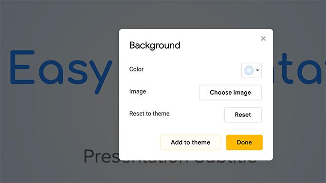 Како креирати презентацију Гоогле презентације Додајте позадину теме