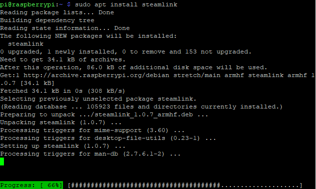 Инсталирајте Стеам Линк на Распберри Пи 3