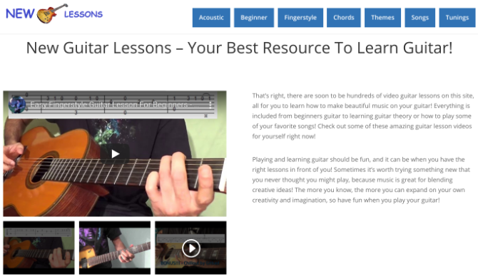 Нове лекције гитаре су за почетнике да науче основе свирања гитаре