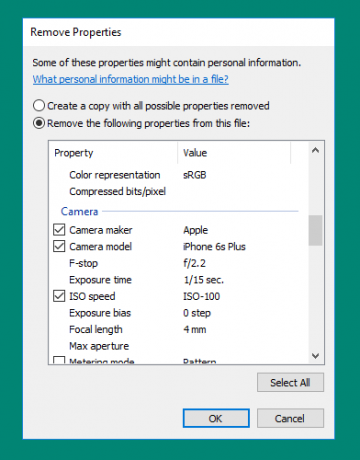 Како уклонити личне податке из фотографија у Виндовсима 10 Својства фотографије 2