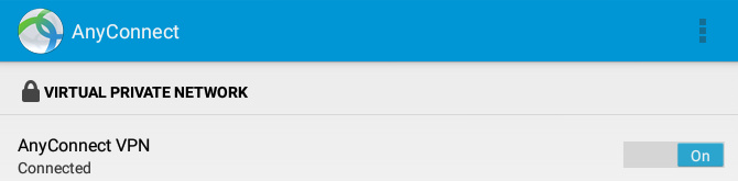 Како да се повежете са радним ВПН-ом са својим Андроид таблет АниЦоннецт статусом на 670к165