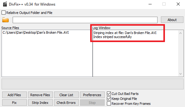 Како поправити покварене АВИ датотеке које неће репродуковати дивфик индекс