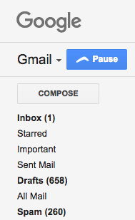 Нека Гмаил не буде ометајући паузирањем долазних порука е-поште током периода паузе 1, бумеранг